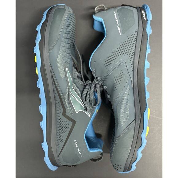Altra Lone Peak 5 Men’s 15 Gray/Blue Trail Running Hiking Shoes ALOA4VQE431 - Picture 5 of 8